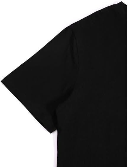 Women's Short Sleeve Crewneck Halloween Graphic Tee Fall Tops