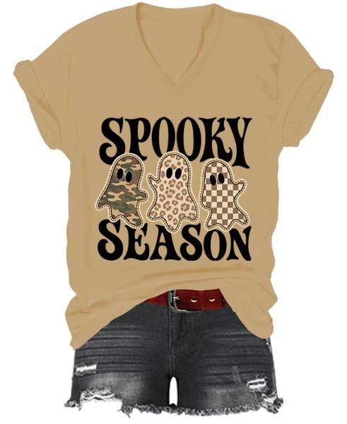 Spooky Season Shirt, Leopard Ghost T-Shirt