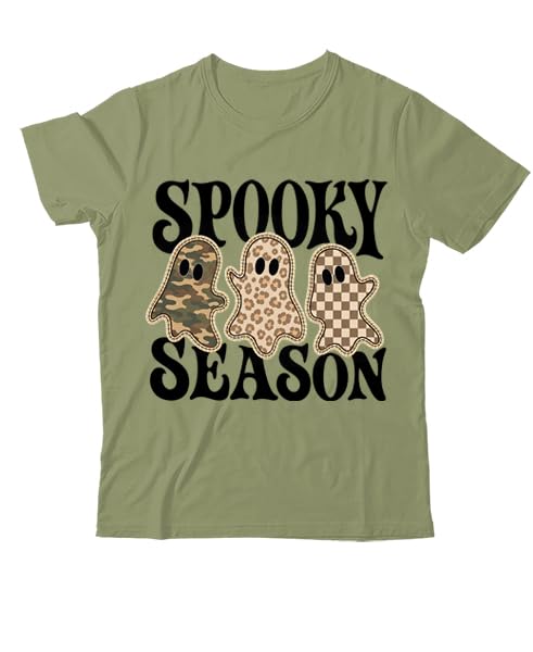Spooky Season Shirt, Leopard Ghost T-Shirt