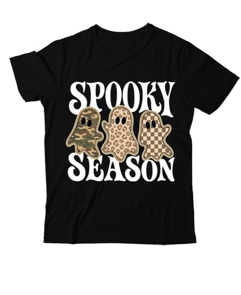 Spooky Season Shirt, Leopard Ghost T-Shirt