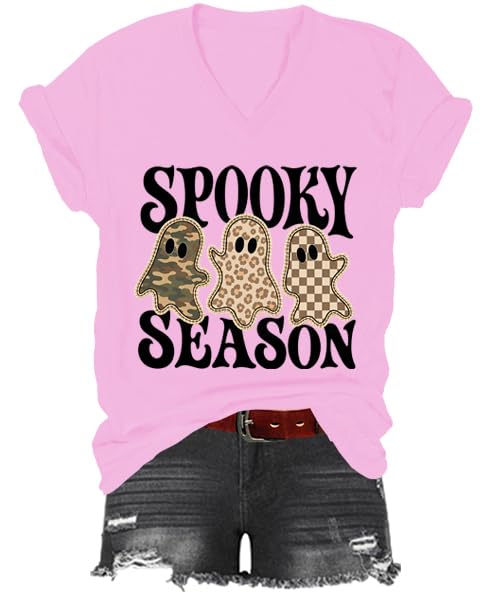 Spooky Season Shirt, Leopard Ghost T-Shirt