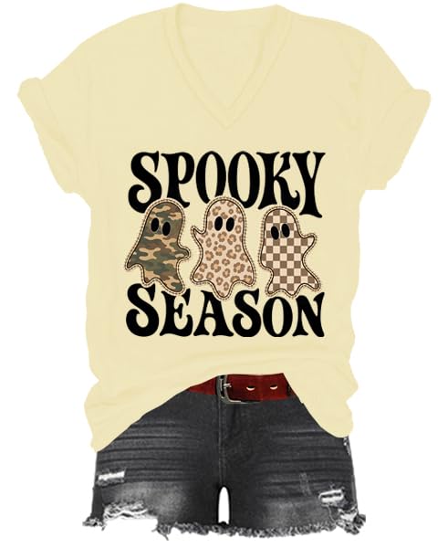 Spooky Season Shirt, Leopard Ghost T-Shirt
