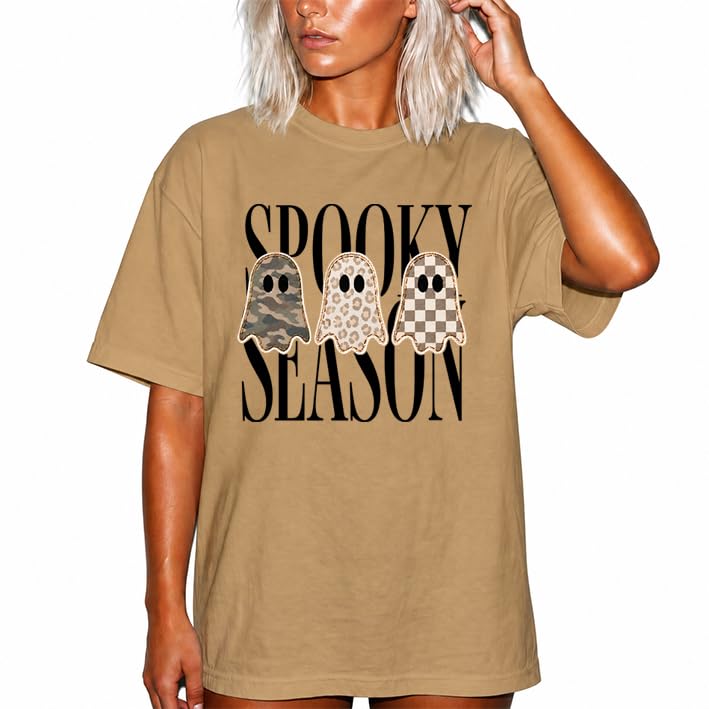 Spooky Season Shirt, Leopard Ghost T-Shirt