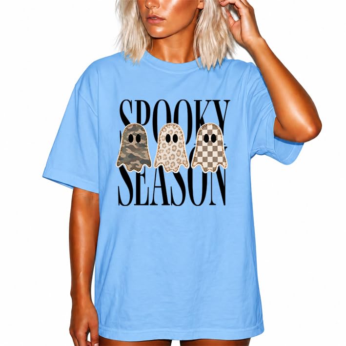 Spooky Season Shirt, Leopard Ghost T-Shirt