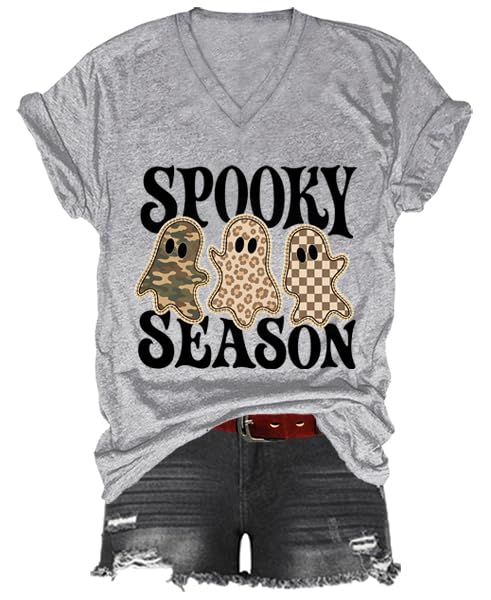 Spooky Season Shirt, Leopard Ghost T-Shirt
