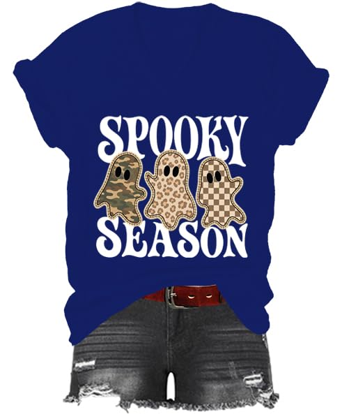 Spooky Season Shirt, Leopard Ghost T-Shirt