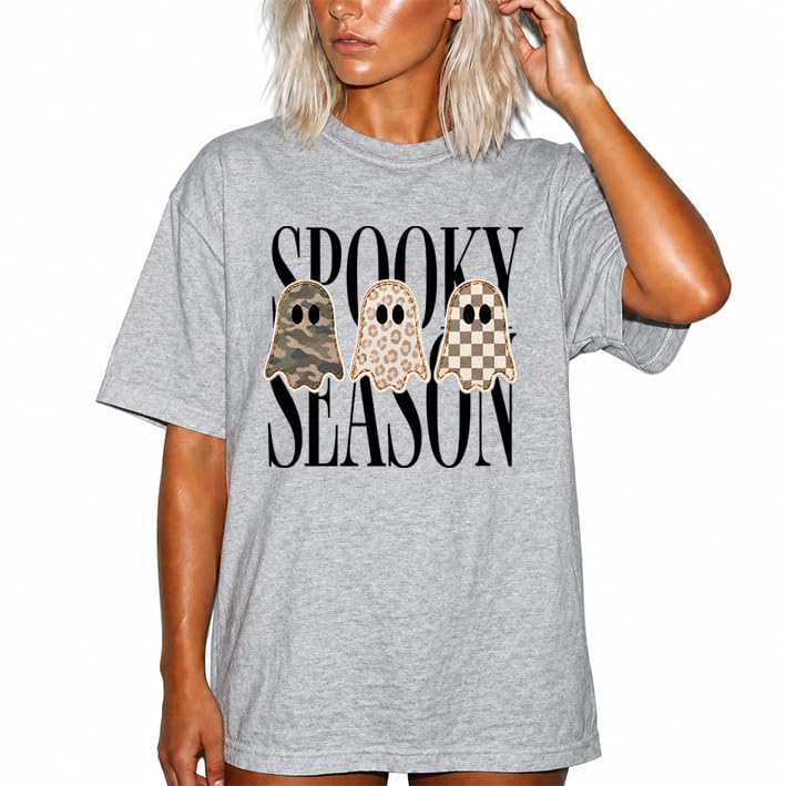 Spooky Season Shirt, Leopard Ghost T-Shirt