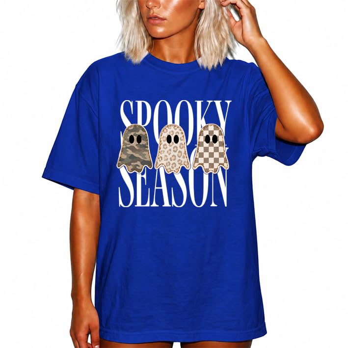 Spooky Season Shirt, Leopard Ghost T-Shirt