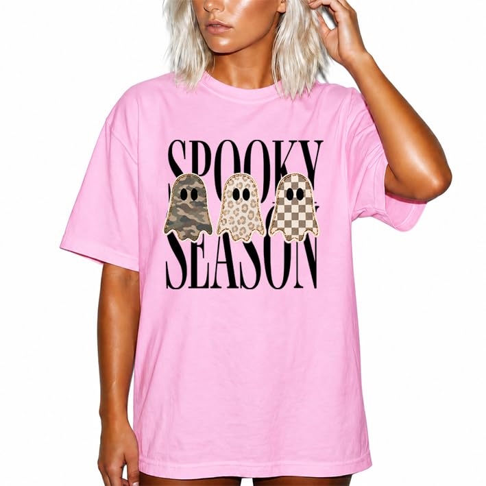 Spooky Season Shirt, Leopard Ghost T-Shirt