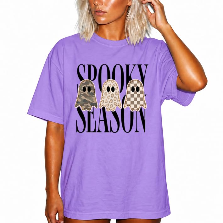 Spooky Season Shirt, Leopard Ghost T-Shirt
