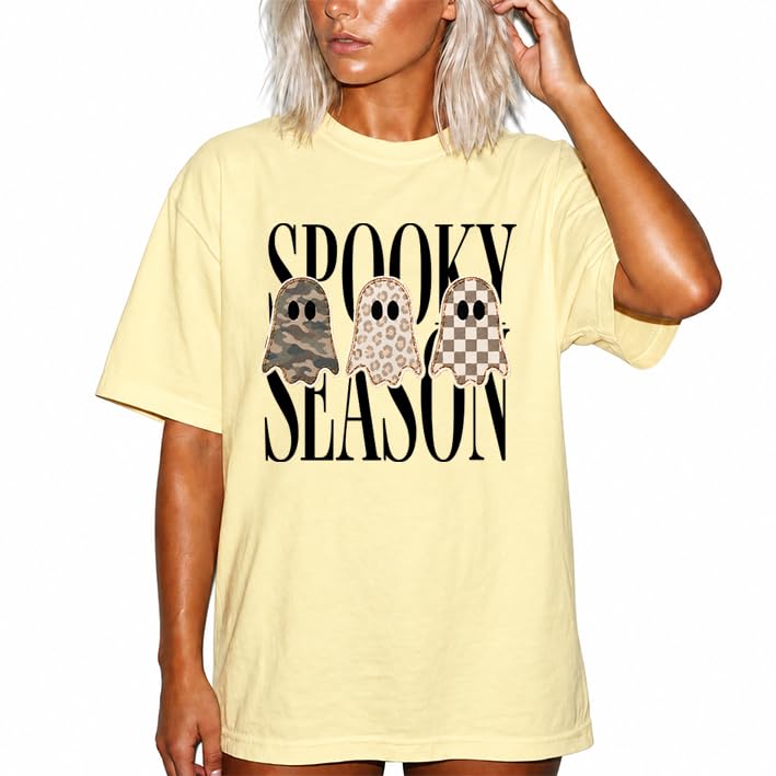 Spooky Season Shirt, Leopard Ghost T-Shirt