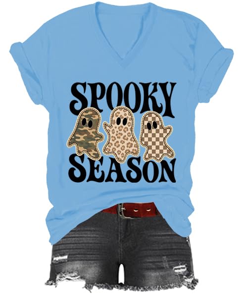 Spooky Season Shirt, Leopard Ghost T-Shirt