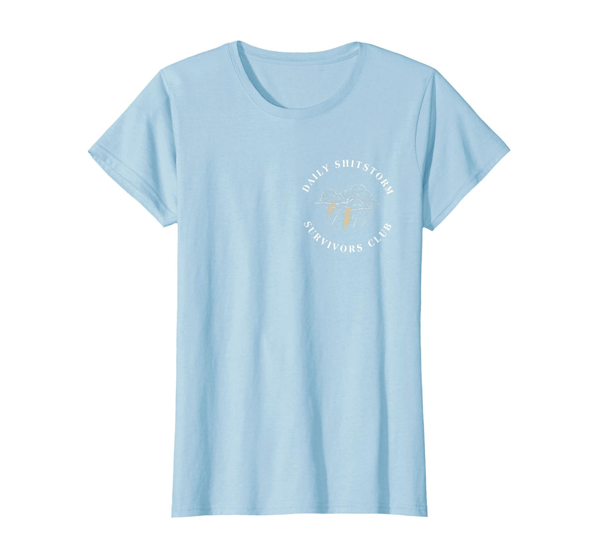 Daily Shitstorm Survivors Club Funny Sarcastic Coworker Gag T-Shirt