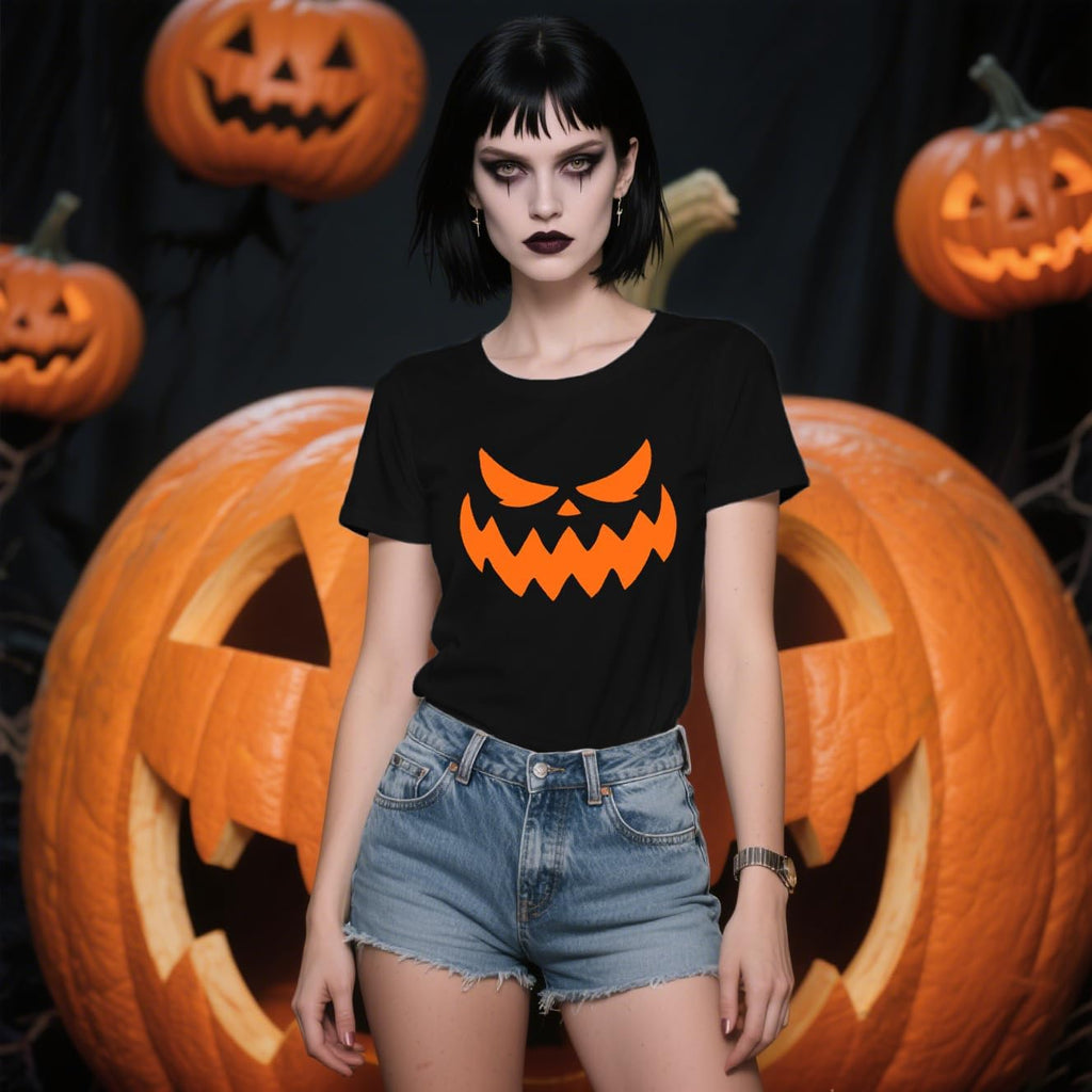 Halloween Shirts for Women Halloween Pumpkin T-Shirt
