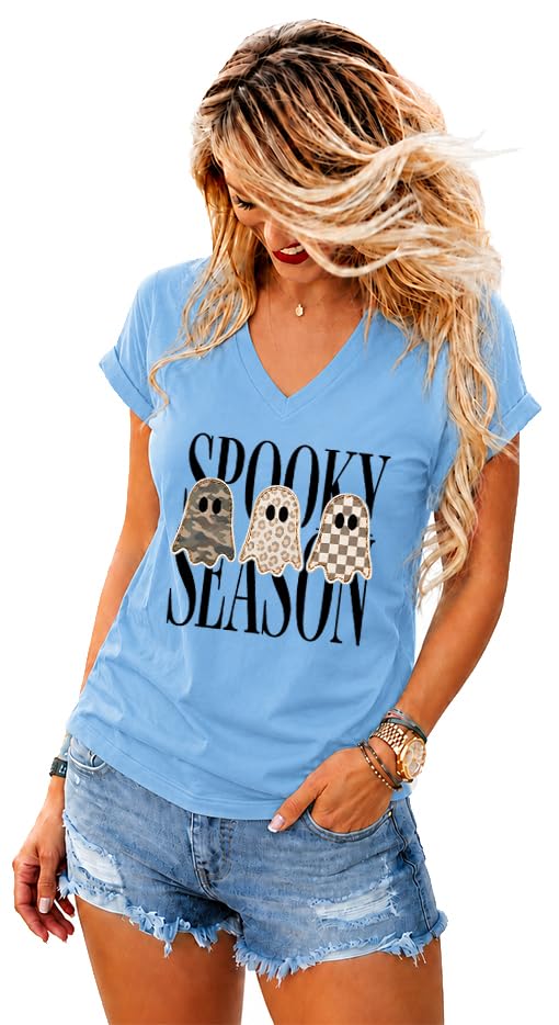 Spooky Season Shirt, Leopard Ghost T-Shirt