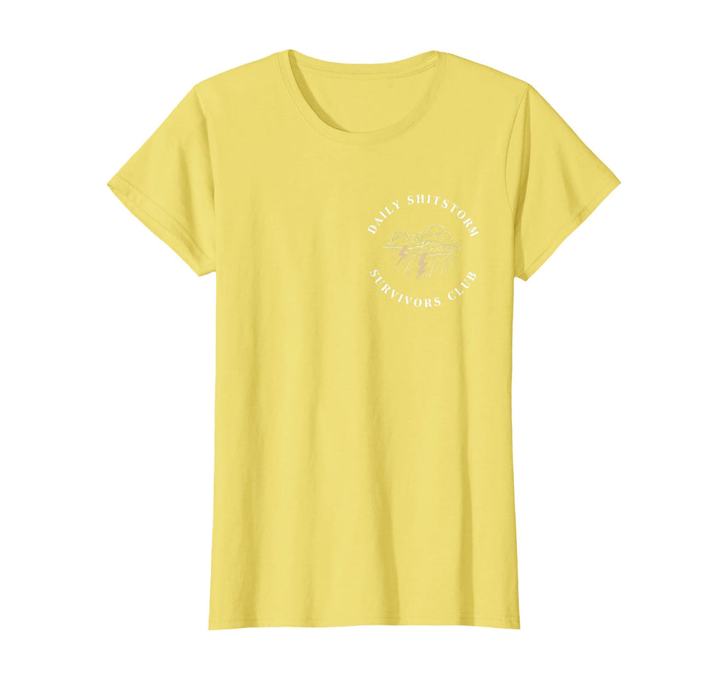 Daily Shitstorm Survivors Club Funny Sarcastic Coworker Gag T-Shirt