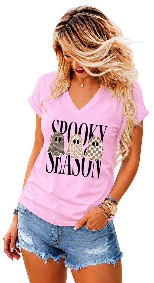 Spooky Season Shirt, Leopard Ghost T-Shirt
