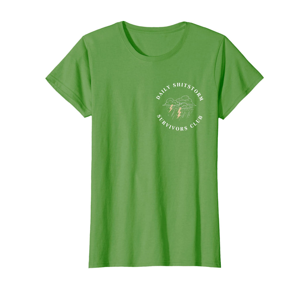 Daily Shitstorm Survivors Club Funny Sarcastic Coworker Gag T-Shirt