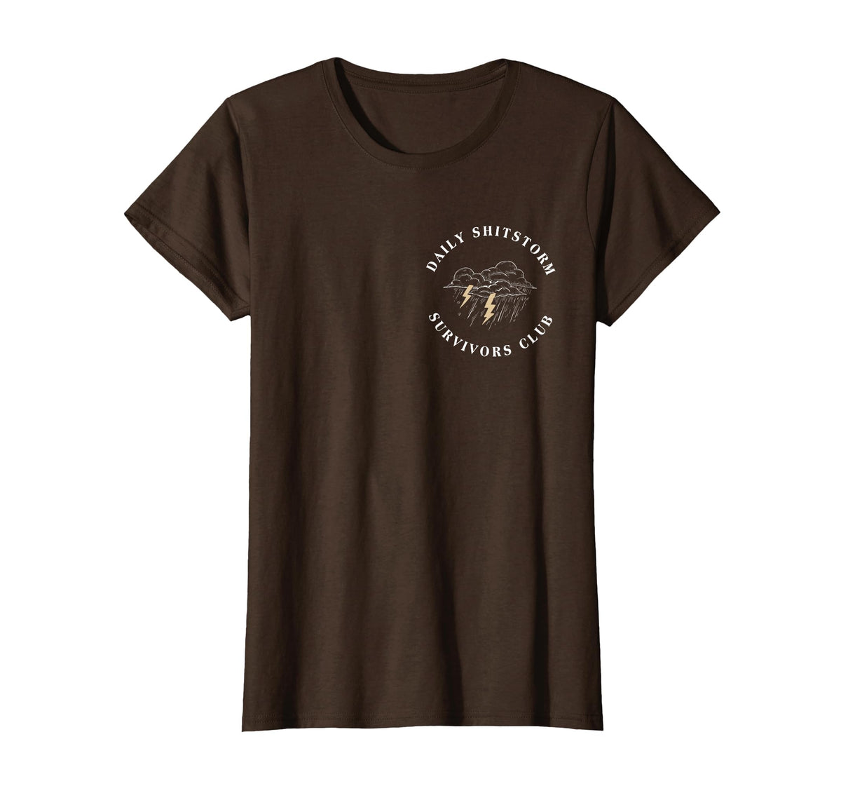 Daily Shitstorm Survivors Club Funny Sarcastic Coworker Gag T-Shirt