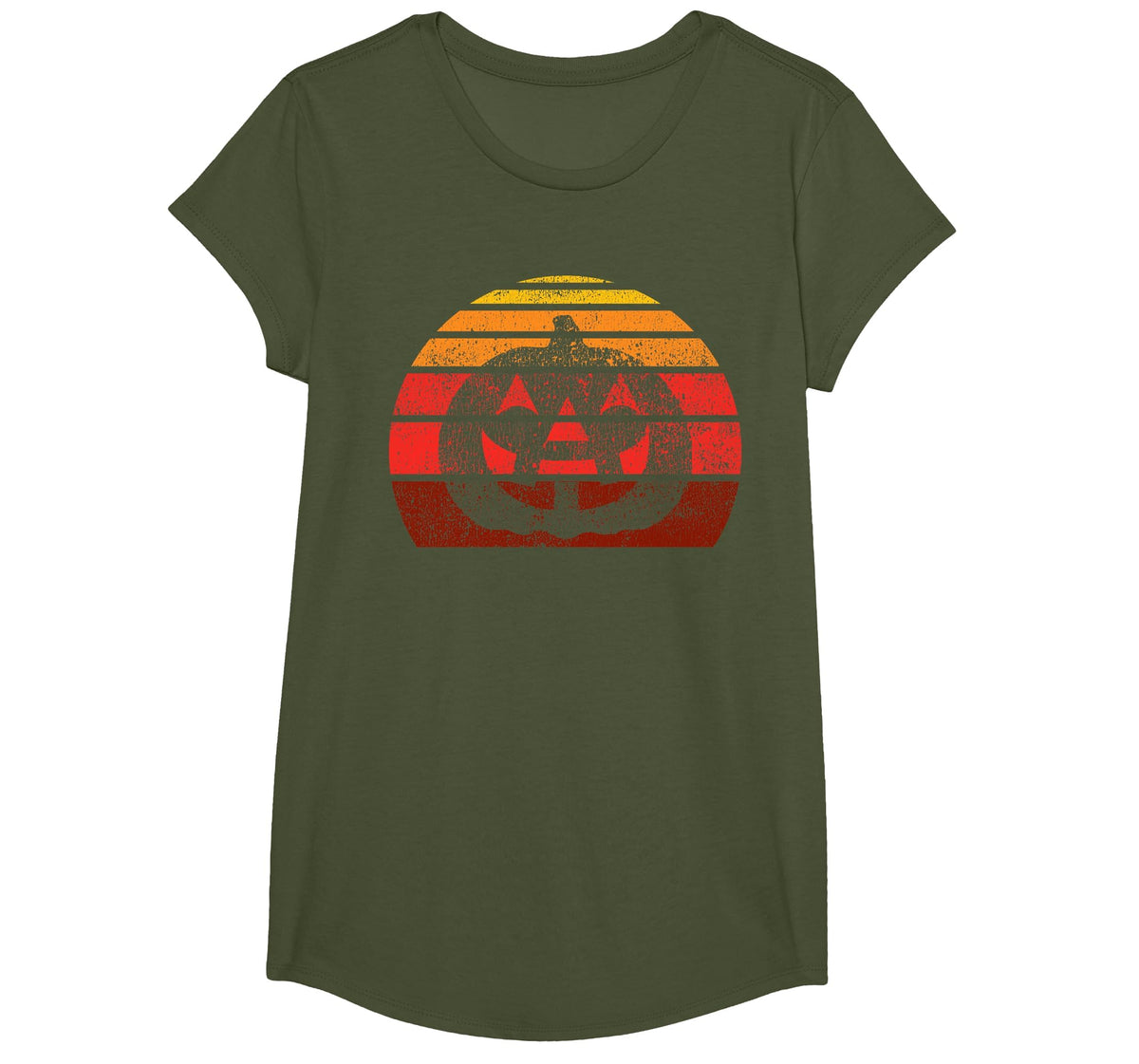 Vintage Halloween Pumpkin, Funny Retro Jack O Lantern T-Shirt