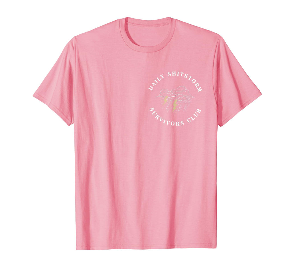 Daily Shitstorm Survivors Club Funny Sarcastic Coworker Gag T-Shirt