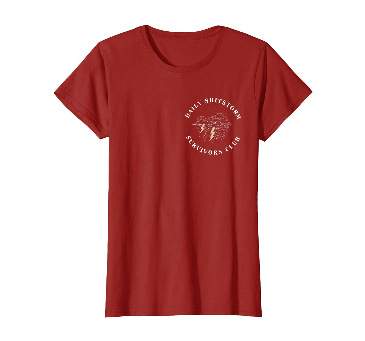 Daily Shitstorm Survivors Club Funny Sarcastic Coworker Gag T-Shirt