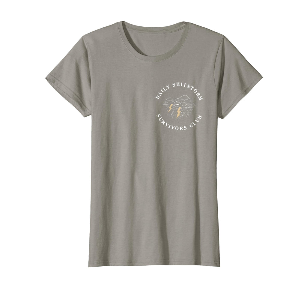 Daily Shitstorm Survivors Club Funny Sarcastic Coworker Gag T-Shirt