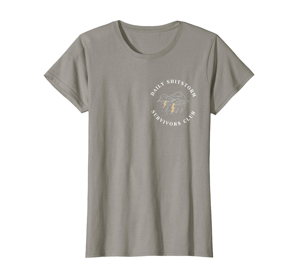Daily Shitstorm Survivors Club Funny Sarcastic Coworker Gag T-Shirt