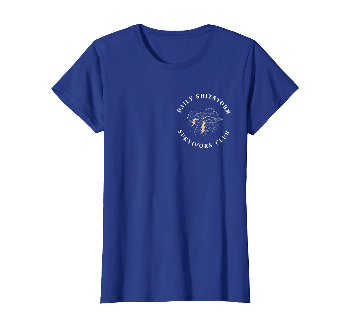 Daily Shitstorm Survivors Club Funny Sarcastic Coworker Gag T-Shirt
