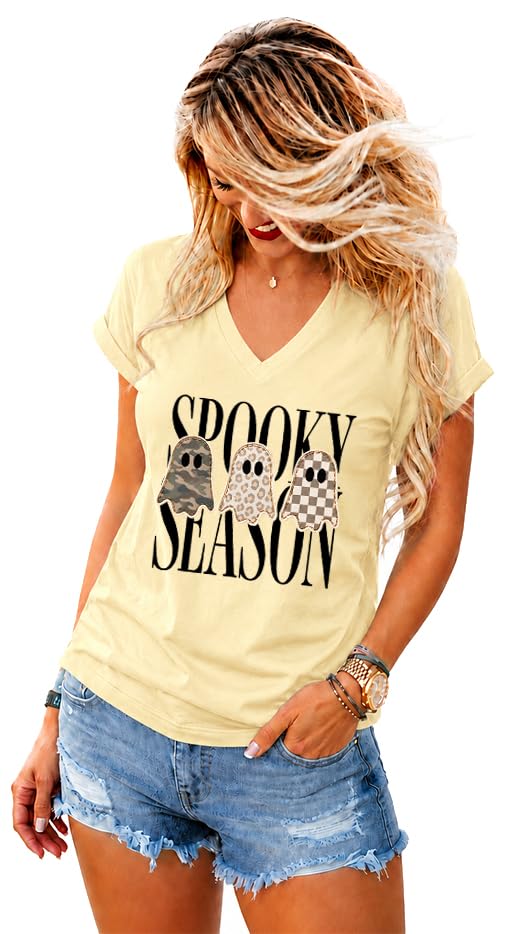 Spooky Season Shirt, Leopard Ghost T-Shirt