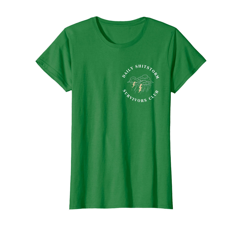 Daily Shitstorm Survivors Club Funny Sarcastic Coworker Gag T-Shirt