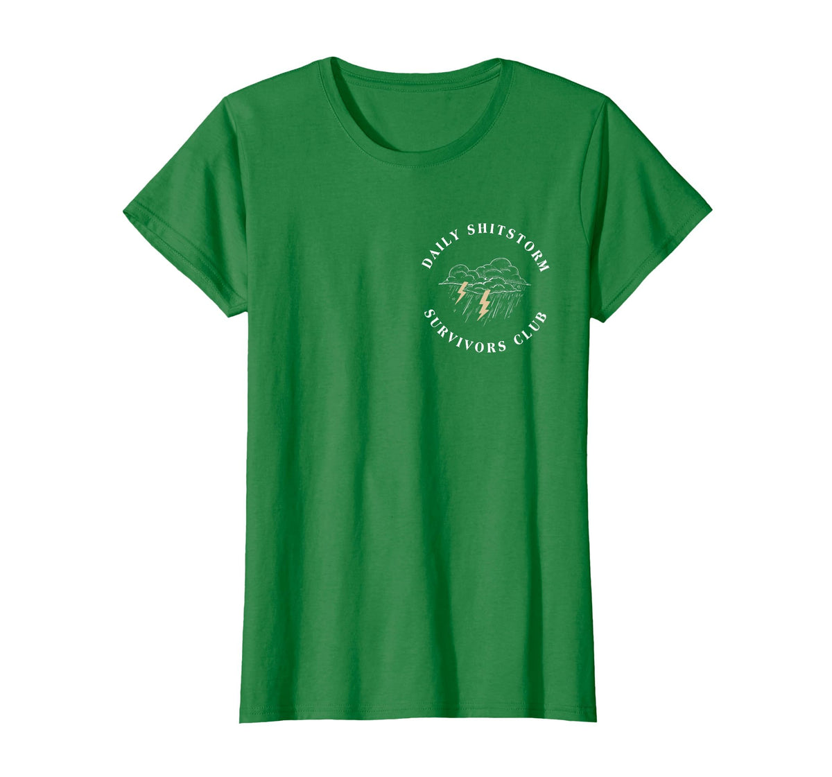 Daily Shitstorm Survivors Club Funny Sarcastic Coworker Gag T-Shirt