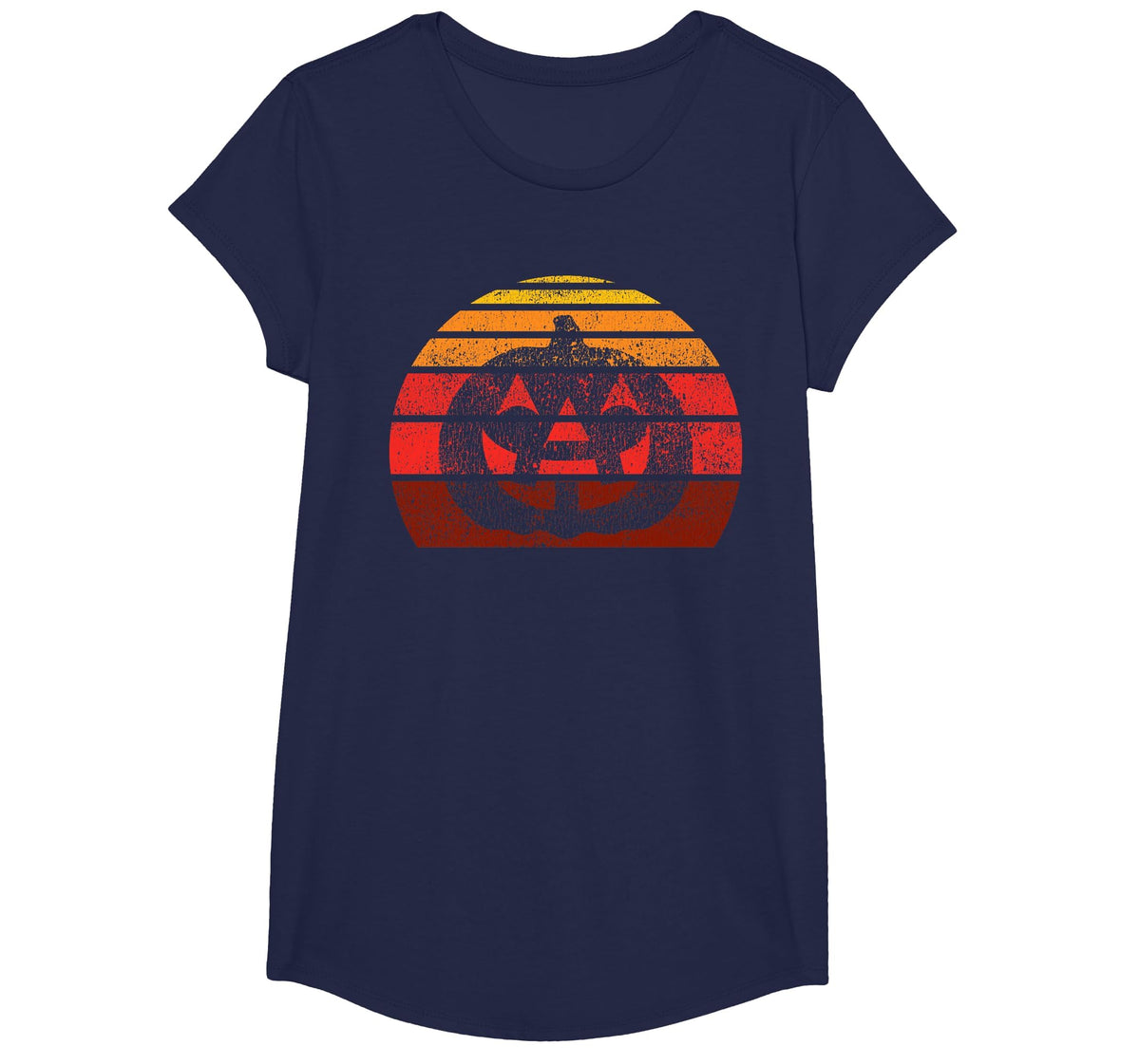 Vintage Halloween Pumpkin, Funny Retro Jack O Lantern T-Shirt