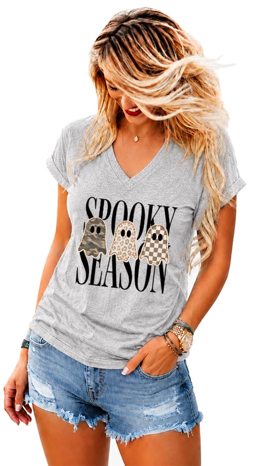 Spooky Season Shirt, Leopard Ghost T-Shirt