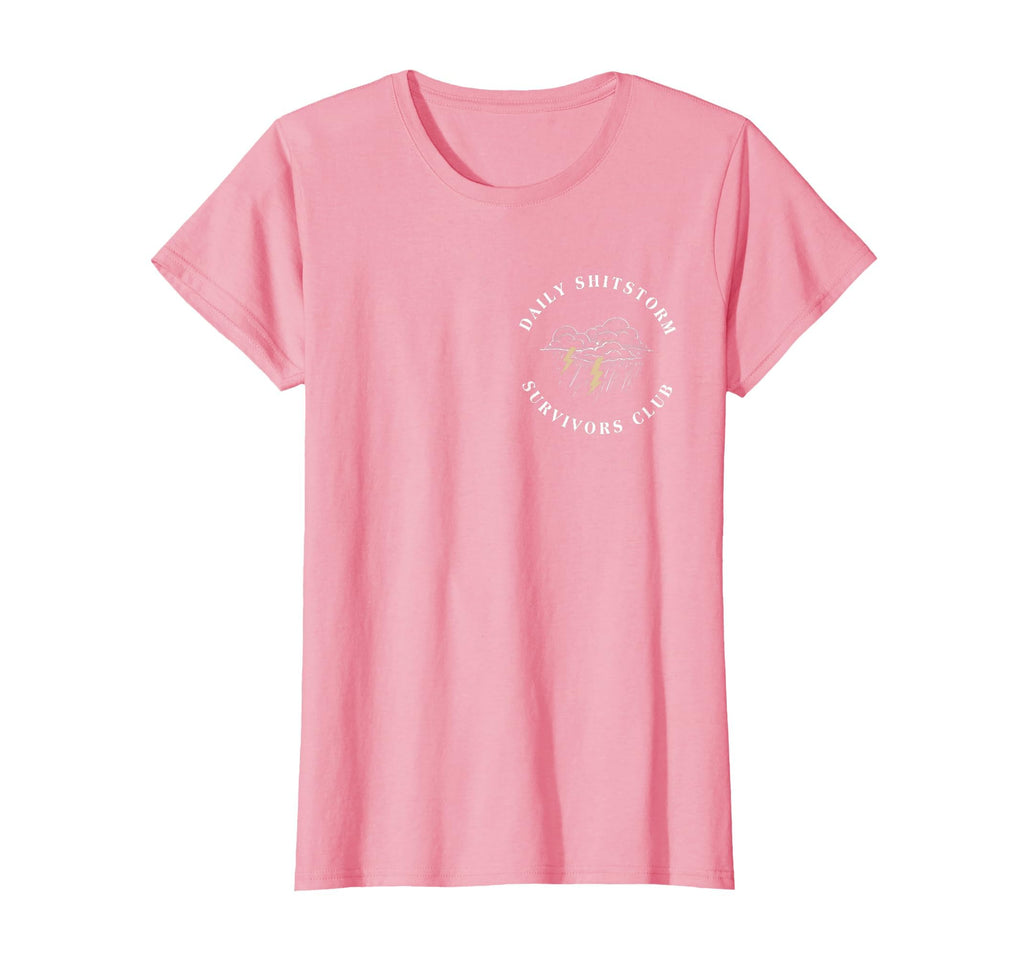 Daily Shitstorm Survivors Club Funny Sarcastic Coworker Gag T-Shirt