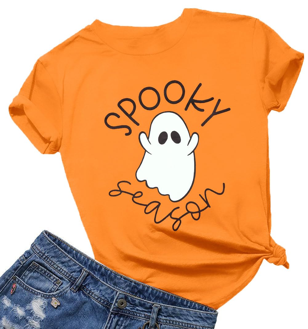 Teacher Halloween Shirt for Women All Done Sign Short Sleeve T-Shirt