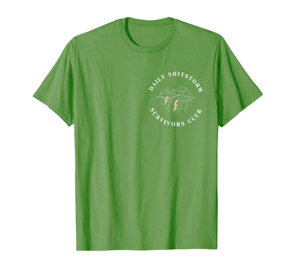 Daily Shitstorm Survivors Club Funny Sarcastic Coworker Gag T-Shirt