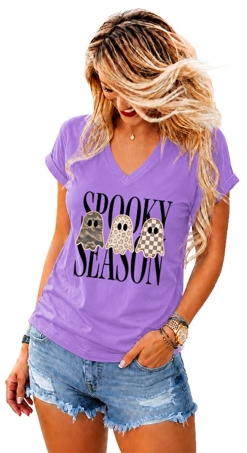 Spooky Season Shirt, Leopard Ghost T-Shirt