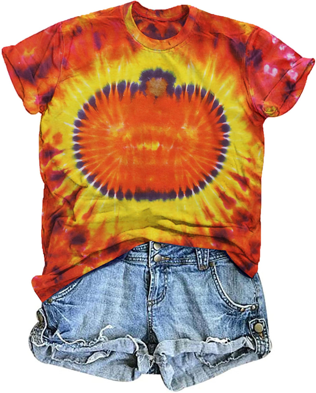 Halloween Pumpkin Shirt Women Leopard Graphic Tees Casual Fall Tops