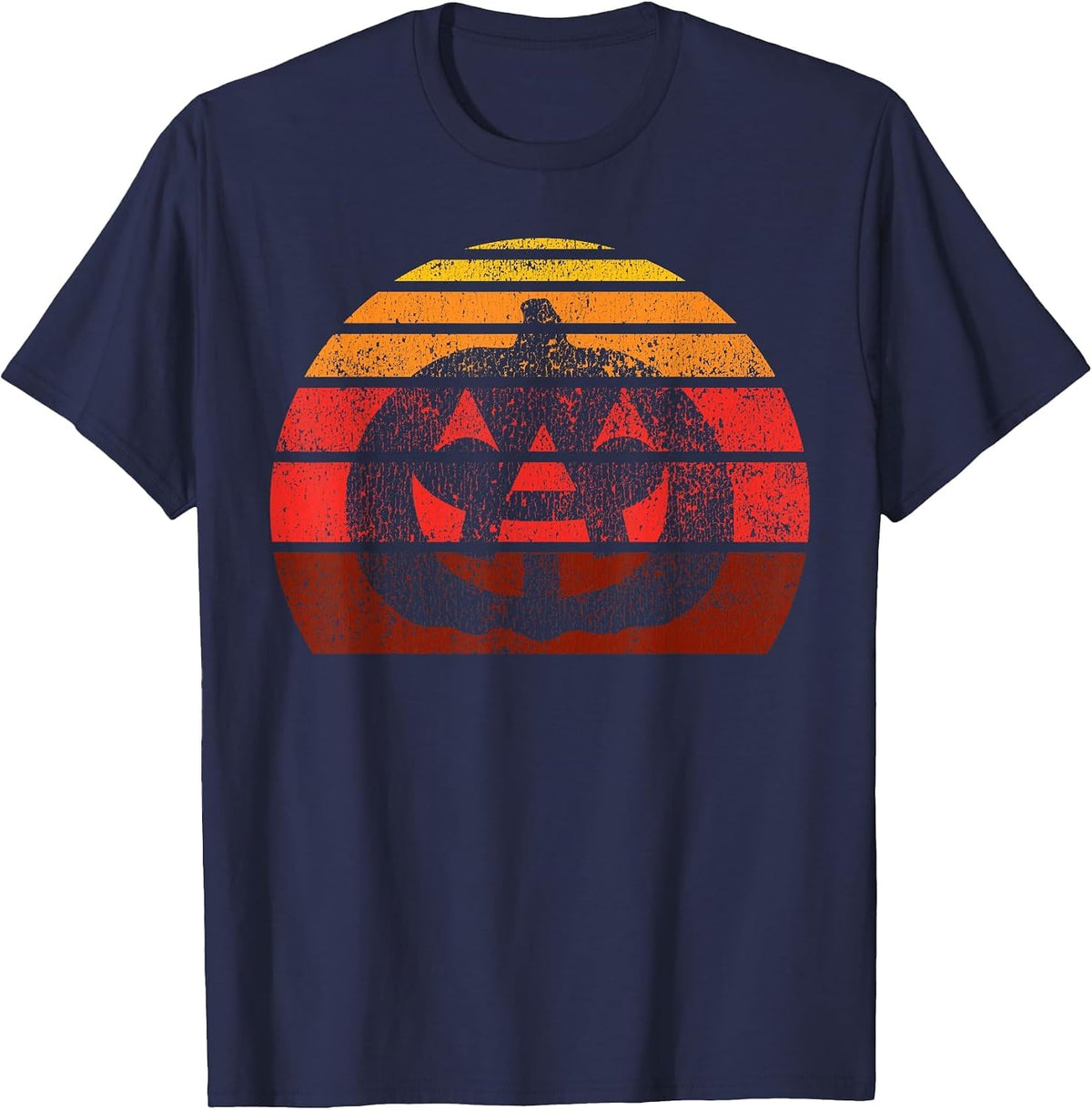 Vintage Halloween Pumpkin, Funny Retro Jack O Lantern T-Shirt