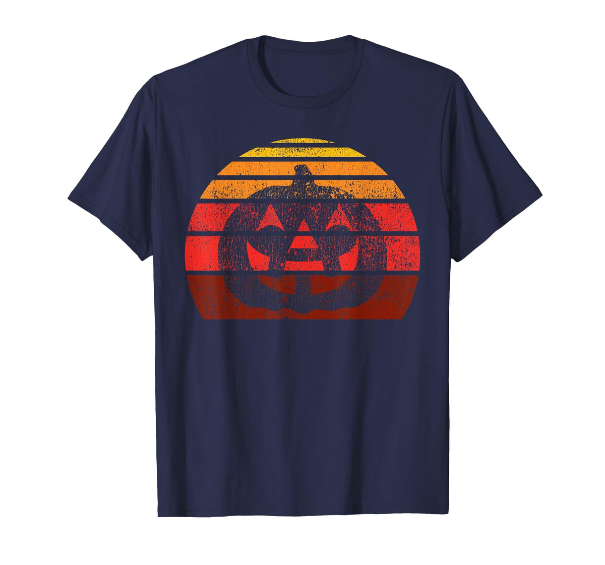 Vintage Halloween Pumpkin, Funny Retro Jack O Lantern T-Shirt