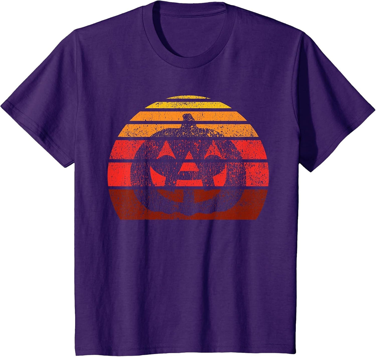 Vintage Halloween Pumpkin, Funny Retro Jack O Lantern T-Shirt