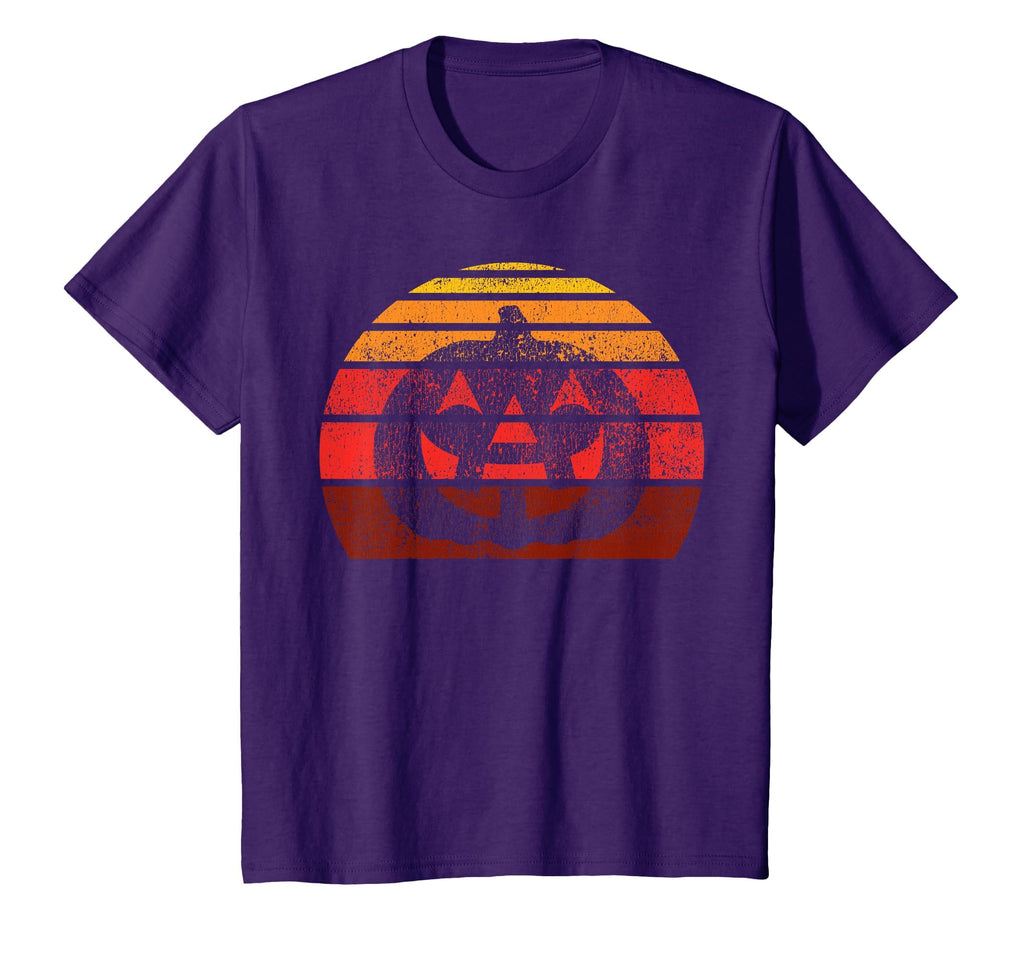 Vintage Halloween Pumpkin, Funny Retro Jack O Lantern T-Shirt