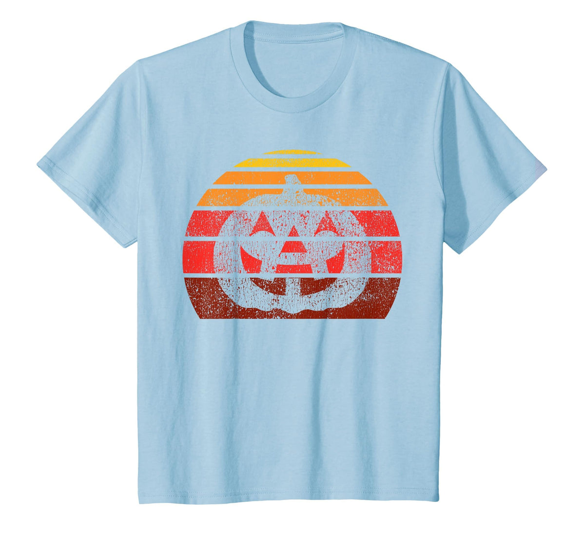 Vintage Halloween Pumpkin, Funny Retro Jack O Lantern T-Shirt