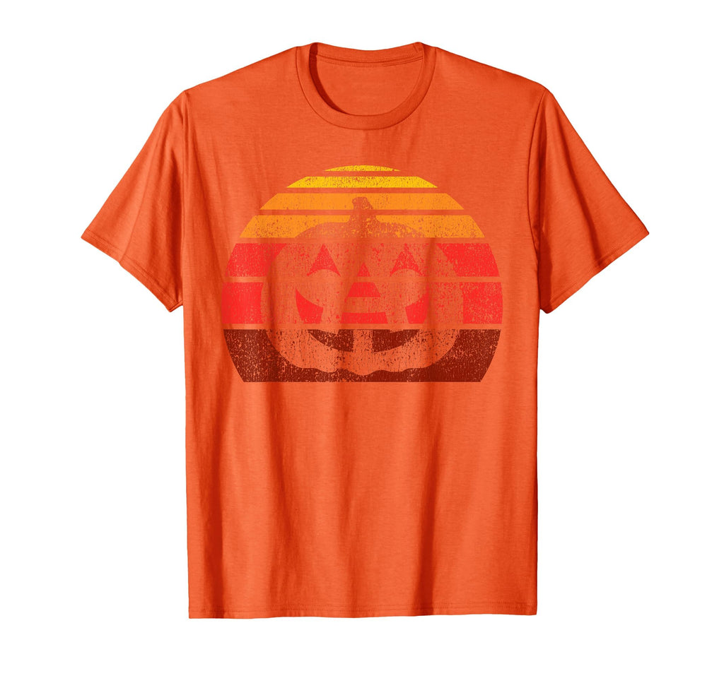 Vintage Halloween Pumpkin, Funny Retro Jack O Lantern T-Shirt