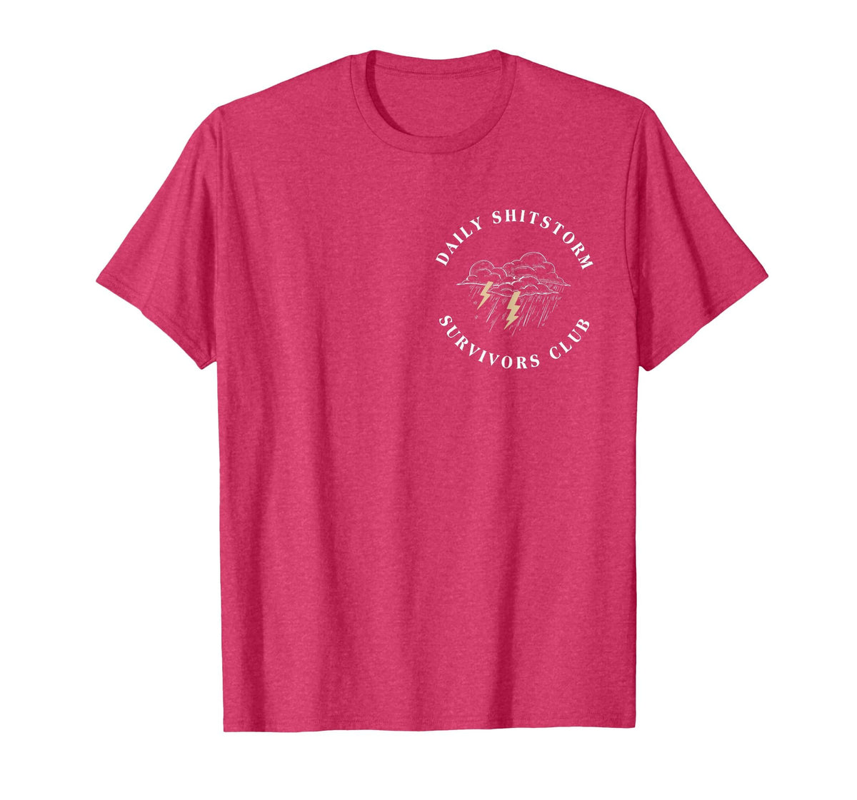 Daily Shitstorm Survivors Club Funny Sarcastic Coworker Gag T-Shirt