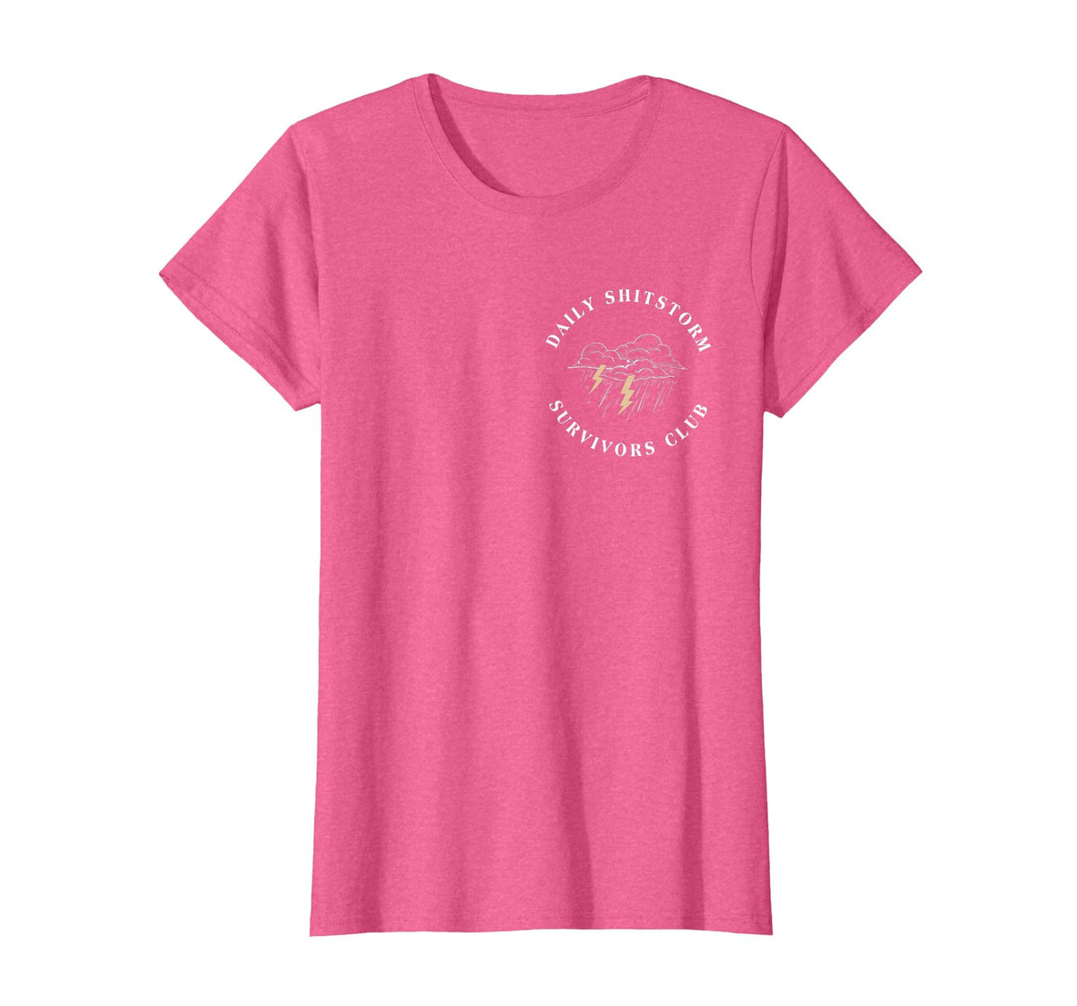 Daily Shitstorm Survivors Club Funny Sarcastic Coworker Gag T-Shirt