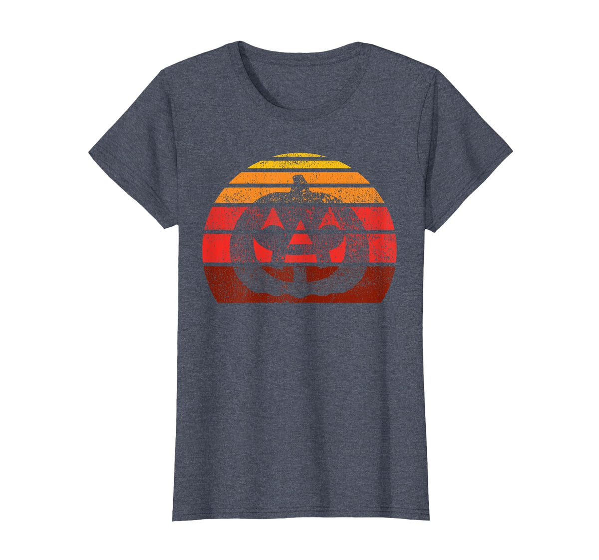 Vintage Halloween Pumpkin, Funny Retro Jack O Lantern T-Shirt