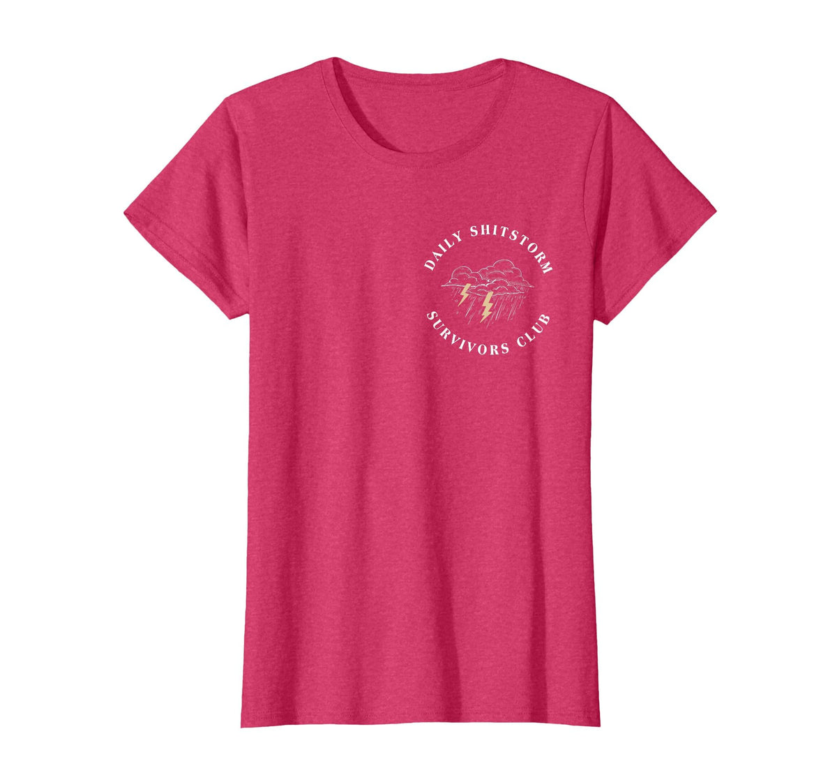 Daily Shitstorm Survivors Club Funny Sarcastic Coworker Gag T-Shirt