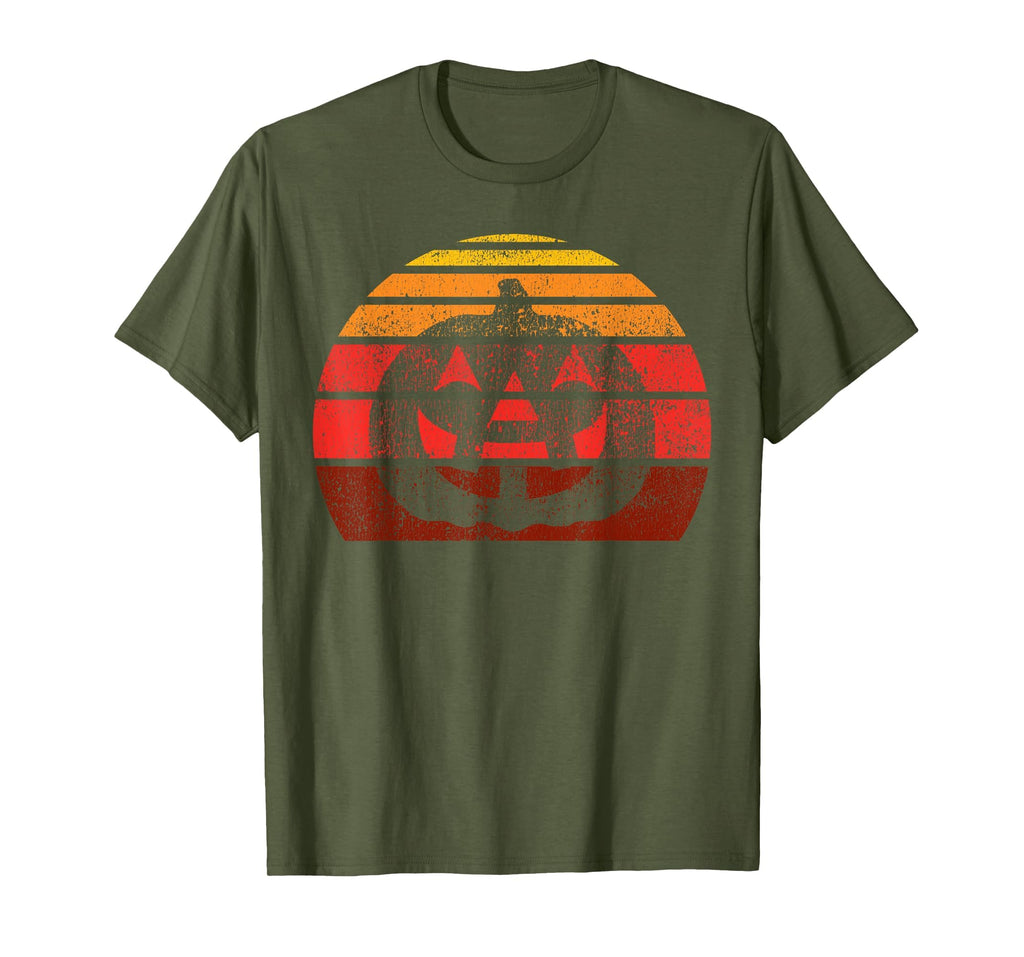 Vintage Halloween Pumpkin, Funny Retro Jack O Lantern T-Shirt